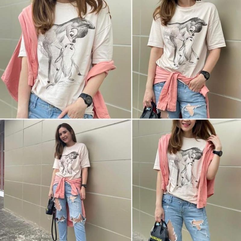 Zara bambi&rabbit T-shirt disney