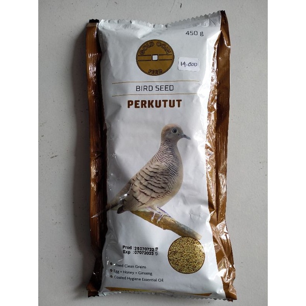 GOLD COIN FEED - BIRD SEED PERKUTUT 450 Gram