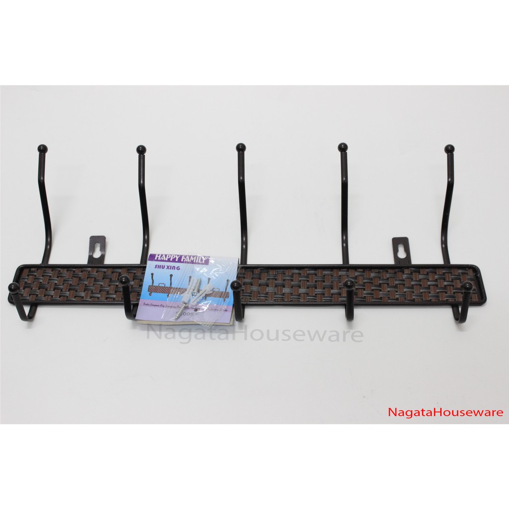 Kapstok Besi / Kapstok Gantungan Baju / Kapstok Tempel / Kapstok Kamar Mandi / Kapstok Dinding YY-30