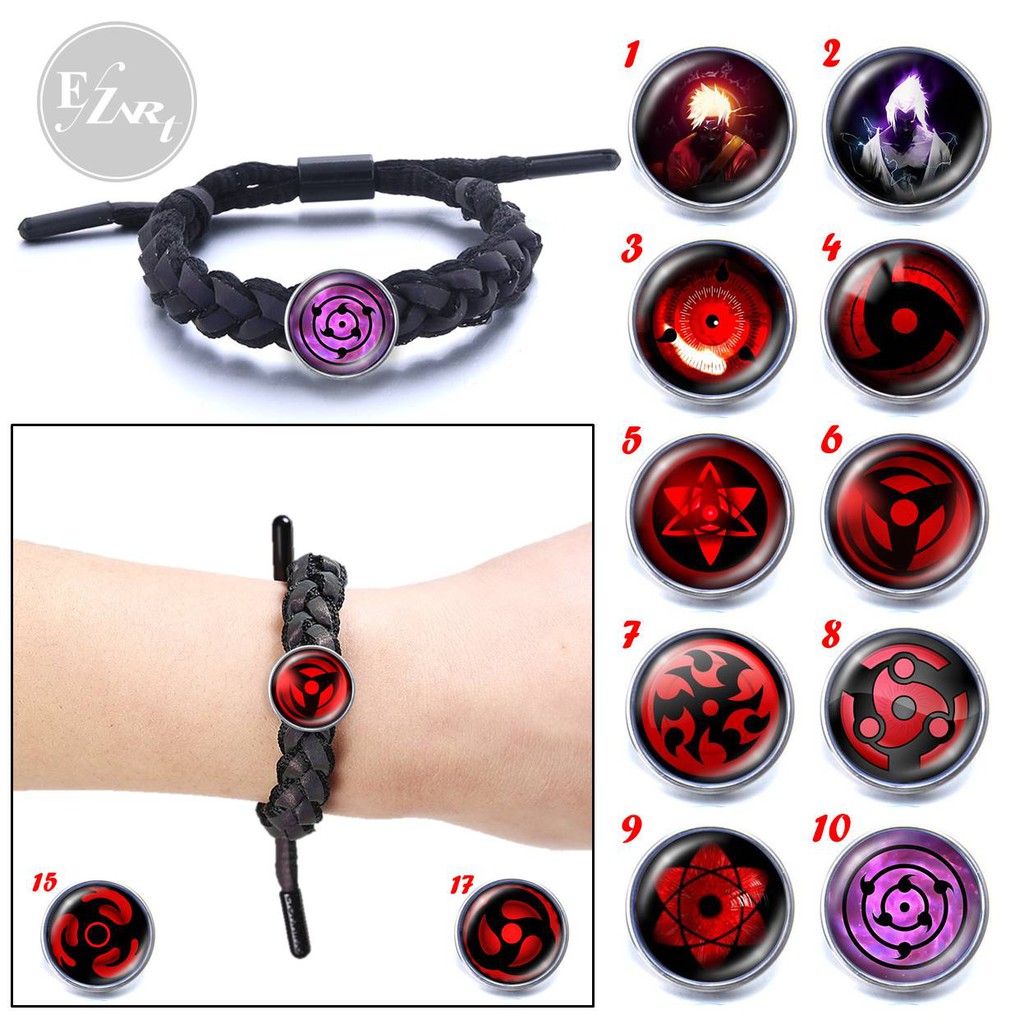 TERBARU! GELANG NARUTO SHARINGAN EYE MODEL TALI KEPANG