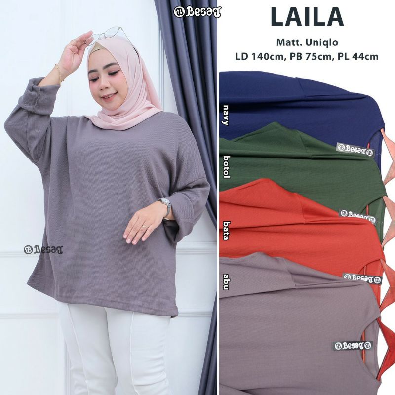 Blouse kaos uniqlo jumbo LD 140 4XL bigsize