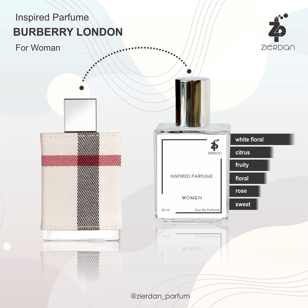 Zierdan Inspired Parfum Burberry London Parfume Farfum Minyak Wangi Tahan Lama Wanita Cewek