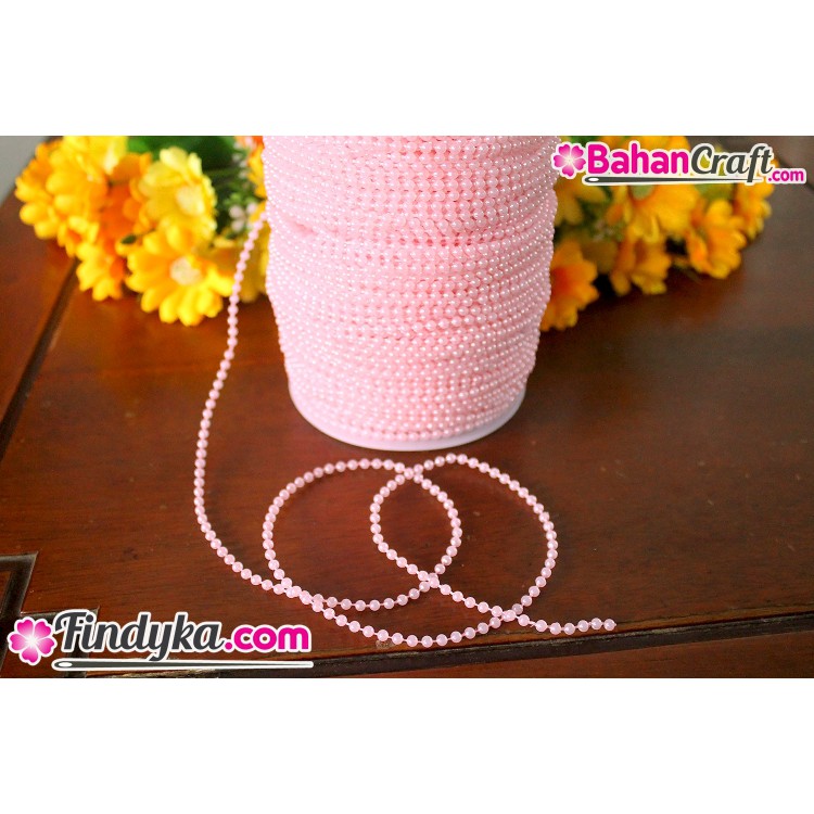 

Mote renteng 3mm soft pink harga per meter