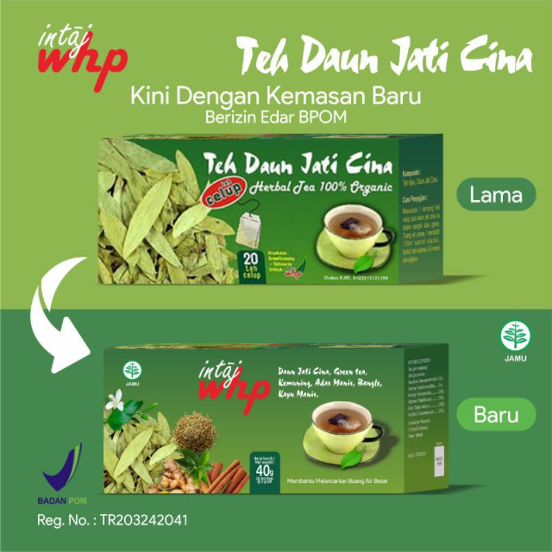 

Teh Daun Jati Cina Teh pelangsing Organic Whp