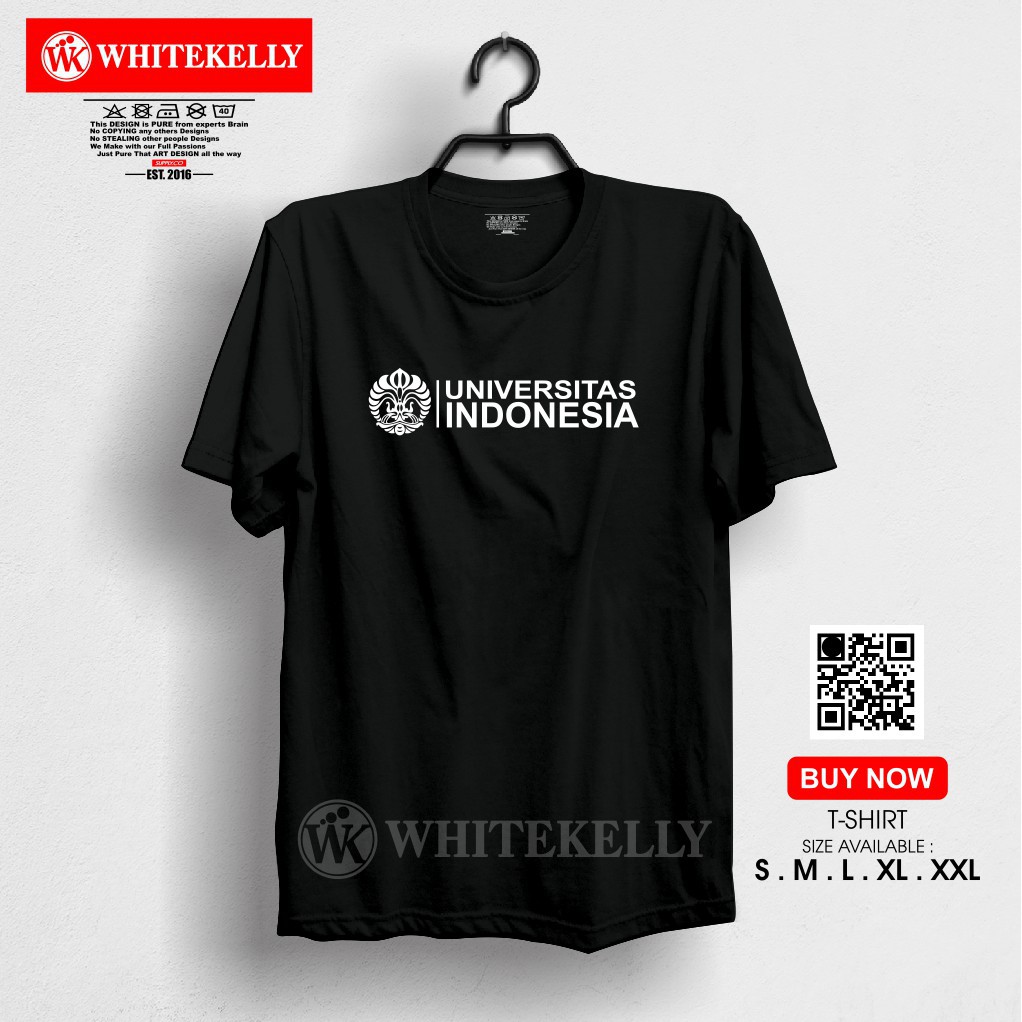 Kaos Tshirt Distro Universitas Indonesia Ui Logo Simple Terlaris Termurah -sm