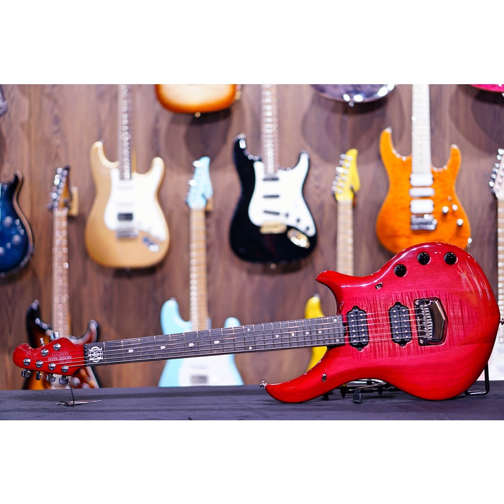 Ernie Ball Music Man Majesty John Petrucci Signature Electric Guitar - Pink Sand M013617