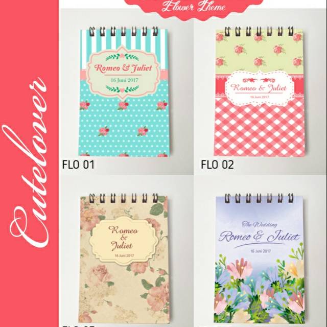 

notes note souvenir pernikahan ulang tahun seminar polos isi tebal