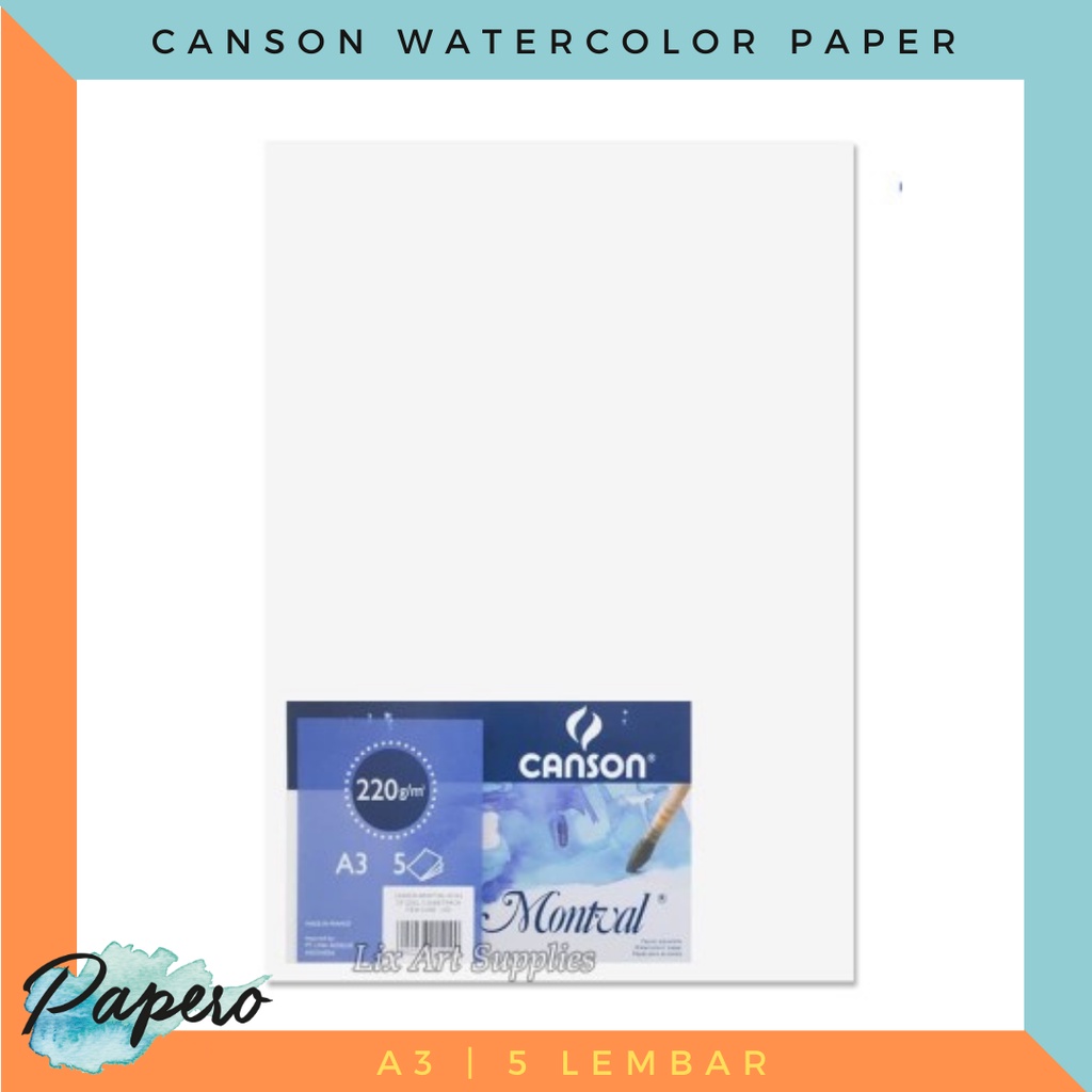 

Canson Watercolour Paper Kertas Cat Air