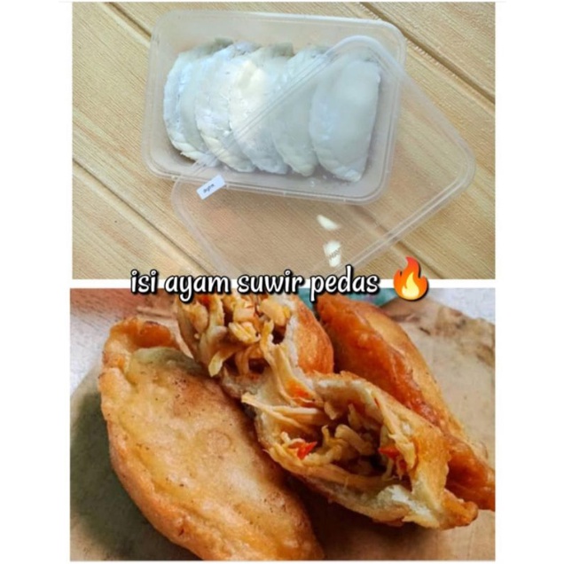 

cireng isi ayam suwir pedas