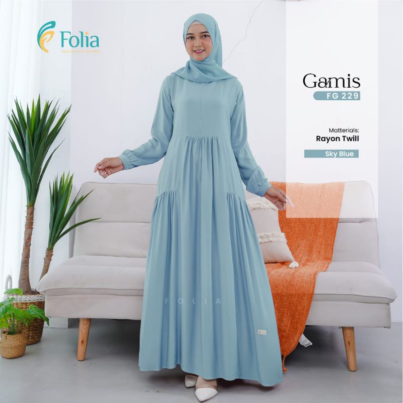 FOLIA GAMIS 229/GAMIS POLOS RAYON TWILL