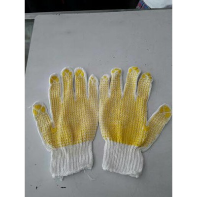 Sarung tangan kain bintik karet. sarung tangan anti slip