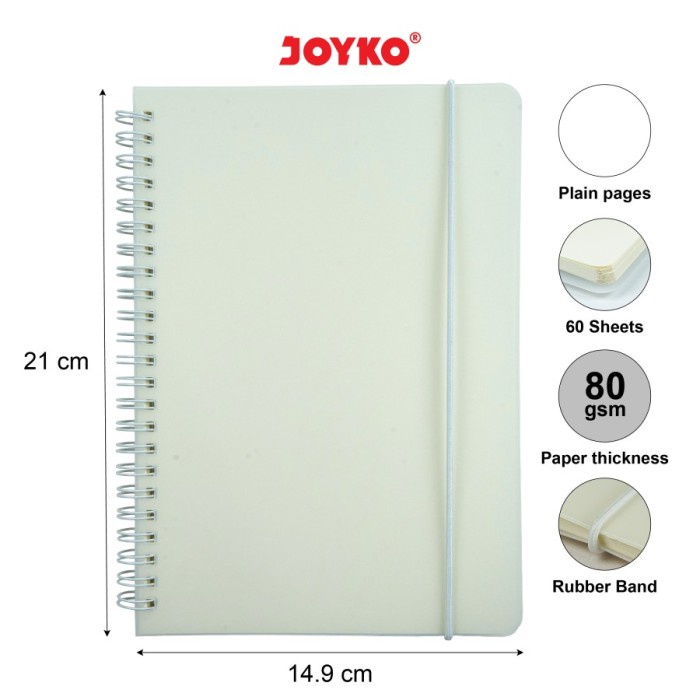 

[RESTOCK] Plain Notebook Diary Agenda Buku Catatan Polos Joyko NB-700