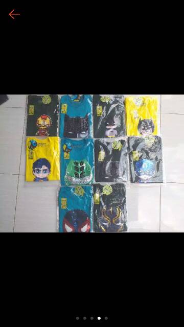 KAOS LED (2) SUPER HERO size 4,6,8,10 (2-8th)