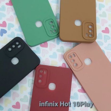 Case Pro Camera Soft Matte With Camera Protector 9D infinix Smart 5 Hot 9 Play Hot 10 Play