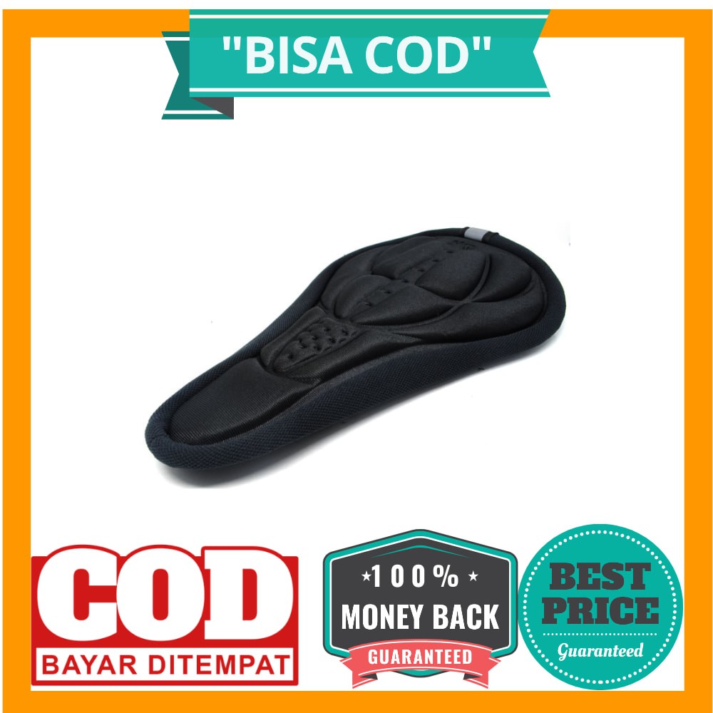 BISA COD r-Tree Jok Sadel Sepeda Sporty Silicone &amp; Sponge - HM847 - Black