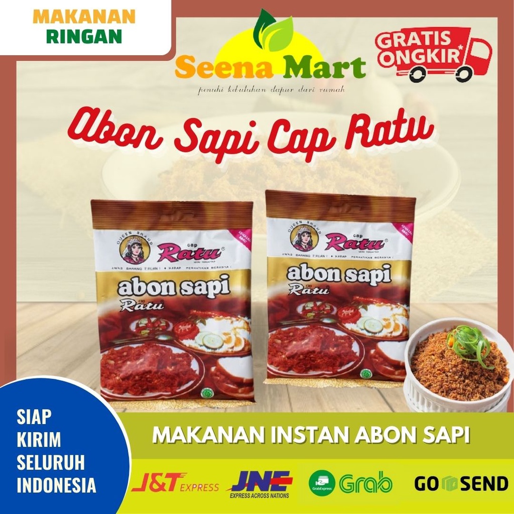 

Makanan Instan Abon Lauk Siap Saji Abon Sapi Abon Sapi Asli Original Makanan Siap Saji Lauk Instan Abon Cap Merk Ratu