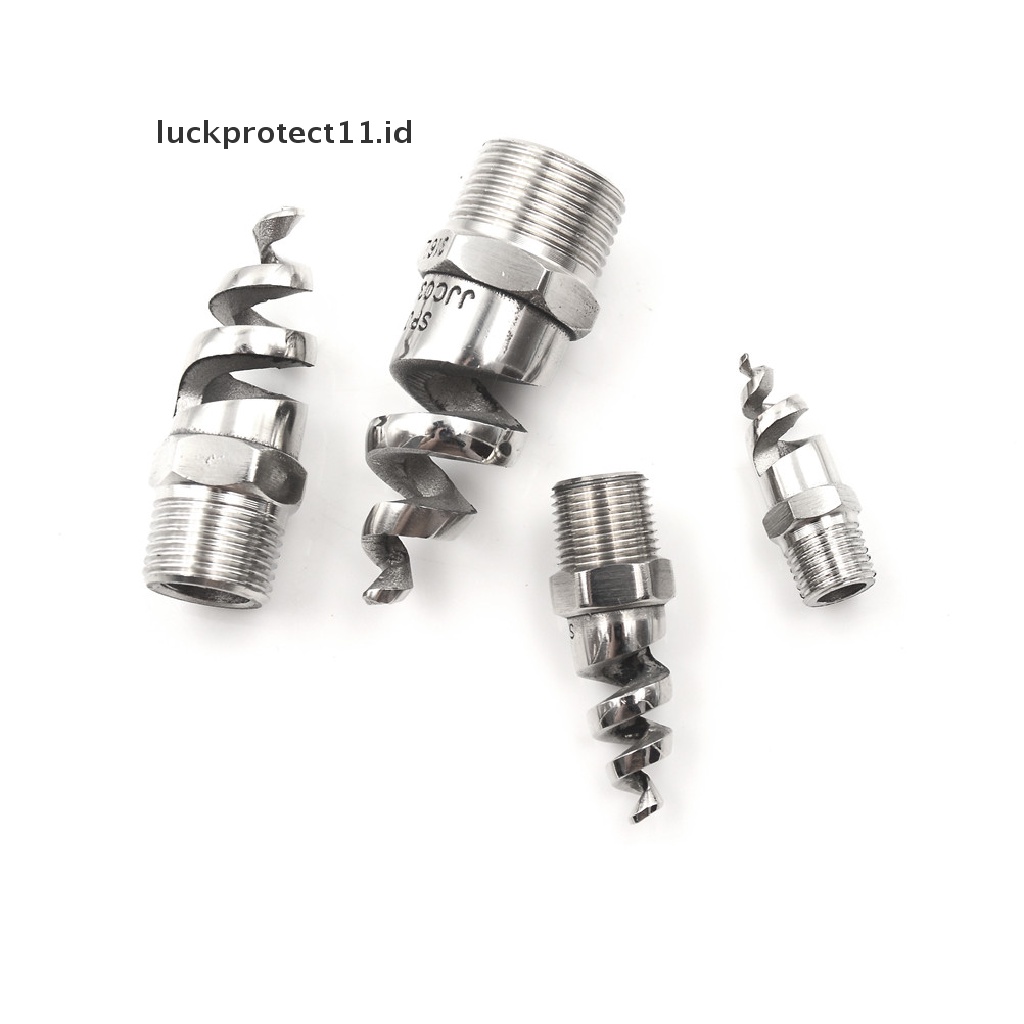 // Hg &amp; ID// Kepala Sprinkler Nozzle Atomisasi Spiral Cone Stainless Steel 1per4 &quot;1Per2&quot; Baru.