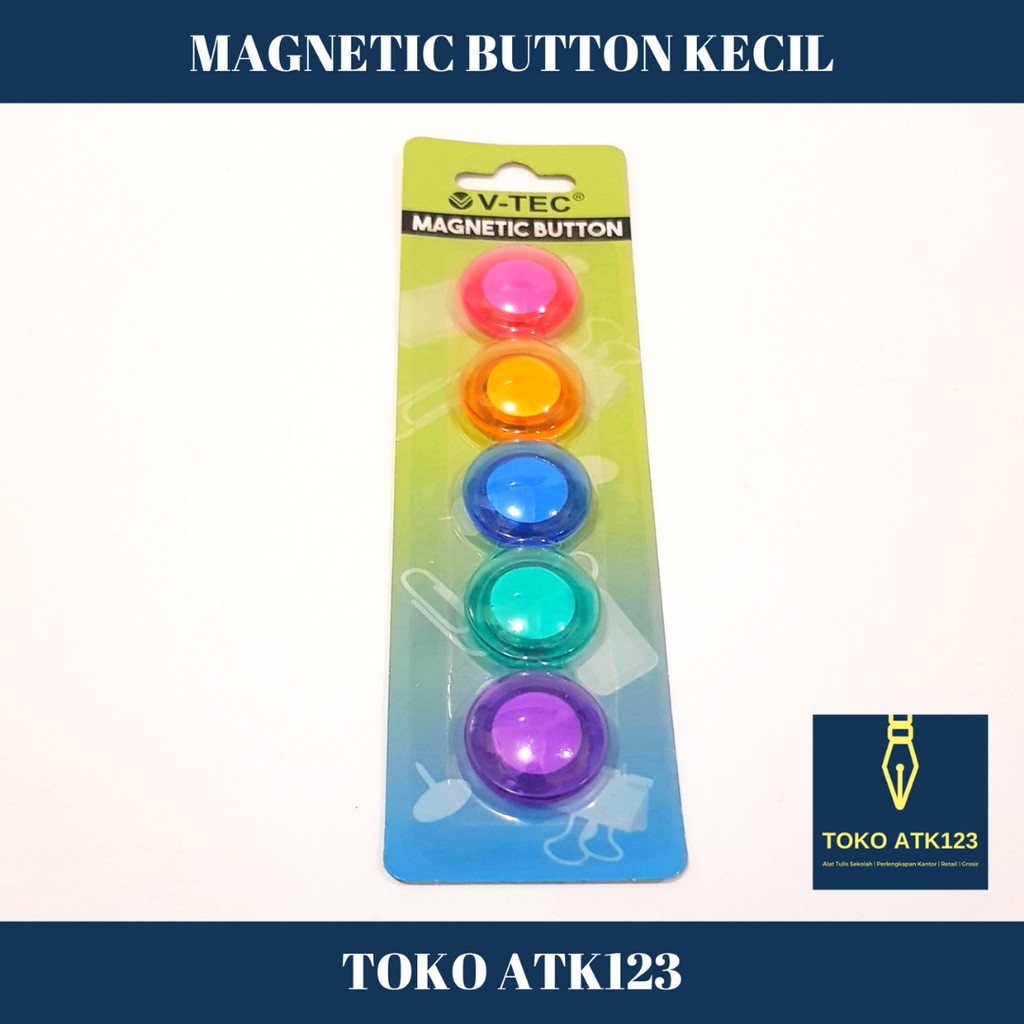 Magnetic Button / Magnet Tempel V-Tec VT-MB 30 Clear