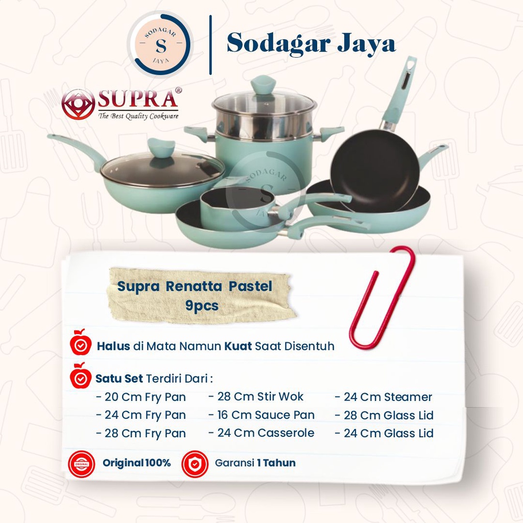 Panci Supra Renata Moeloek Penggorengan Pengorengan Goreng