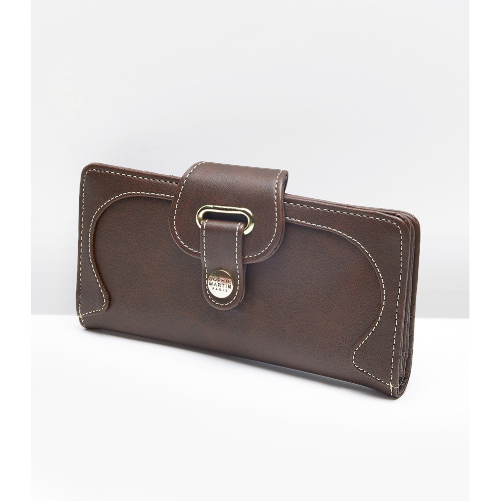 DOMPET WANITA PANJANG DOMPET KARTU LONG WALLET SOPHIE MARTIN PARIS NEO STRAP SHOPIE
