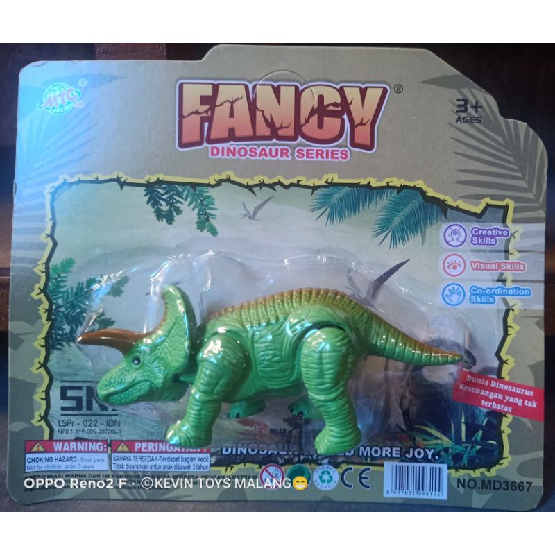 MD 3667 MAINAN FANCY DINOSAURUS SERIES / MAINAN HEWAN DINO SAURUS PRESS BIJIAN / ANIMAL TOYS