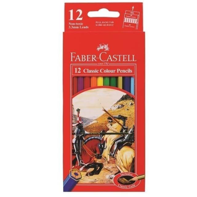 

Pensil Warna Faber Castell 12 Warna Classic Panjang