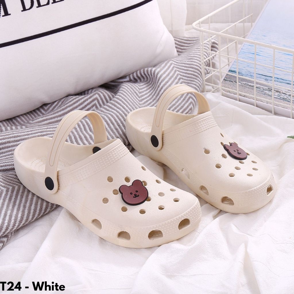 Sandal Baim Kodok Crocs Idol KPOP - NCT - BTS - Costume Jibbitz