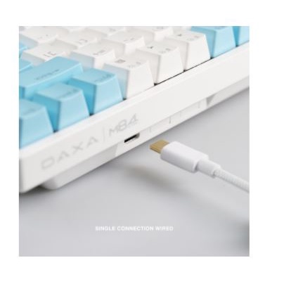Keyboard gaming Rexus mechanical wired usb 2.0 mini multimedia tkl 84 keys rgb free switch keycaps m84 m-84 classic