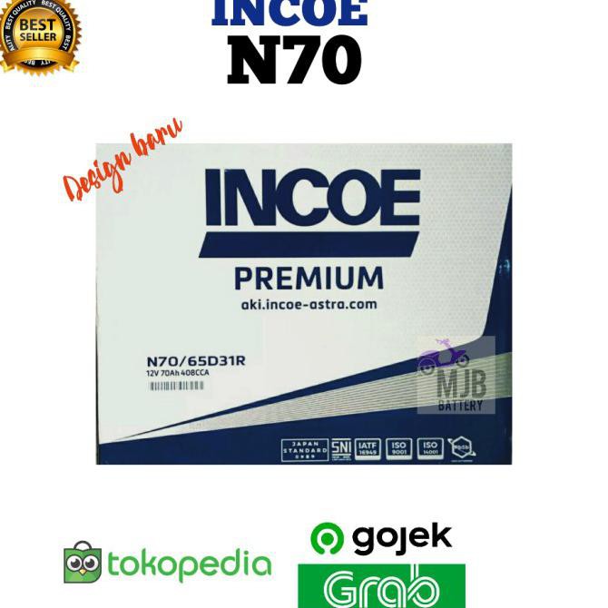 Aki mobil Mitsubishi Kuda diesel aki Incoe premium N70