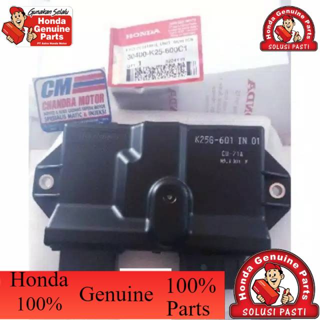 '* Ecu / ecm / cdi beat esp  scoopy esp Non ISS kode ecu K25G 601 IN01  kode part  30400-K25-600C1