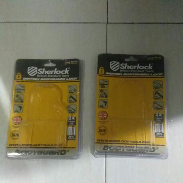 Gembok Original Sherlock British Bodyguard Lock Long 60mm