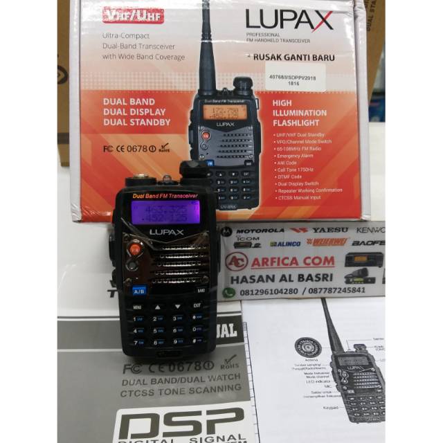 HT LUPAX UV 5RA DUALBAND MURAH