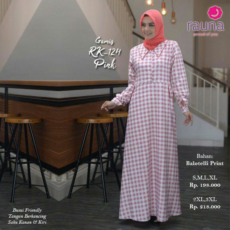 COD GAMIS BUSUI RAUNA ORIGINAL/PROMO GAMIS RAUNA RK 123/GAMIS WANITA RAUNA/GAMIS PREMIUM RAUNA/GAMIS