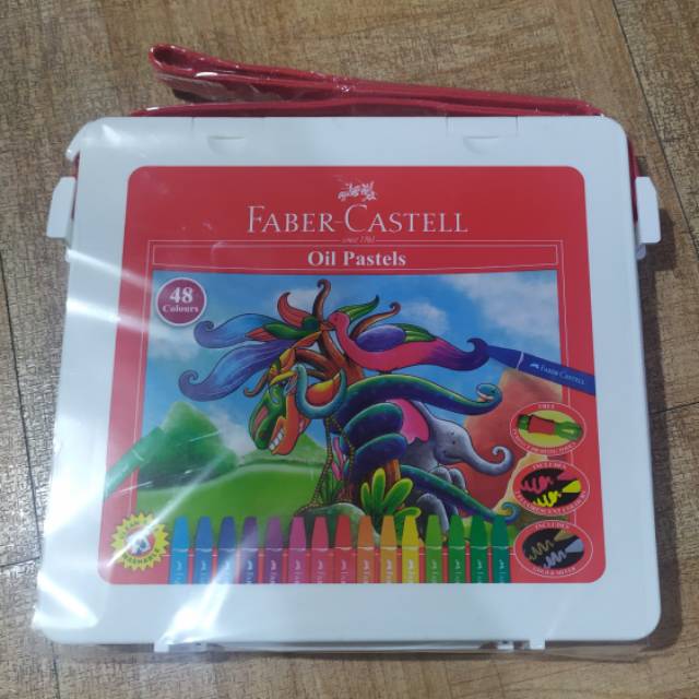 

Crayon/oil pastel Faber Castell 48 warna