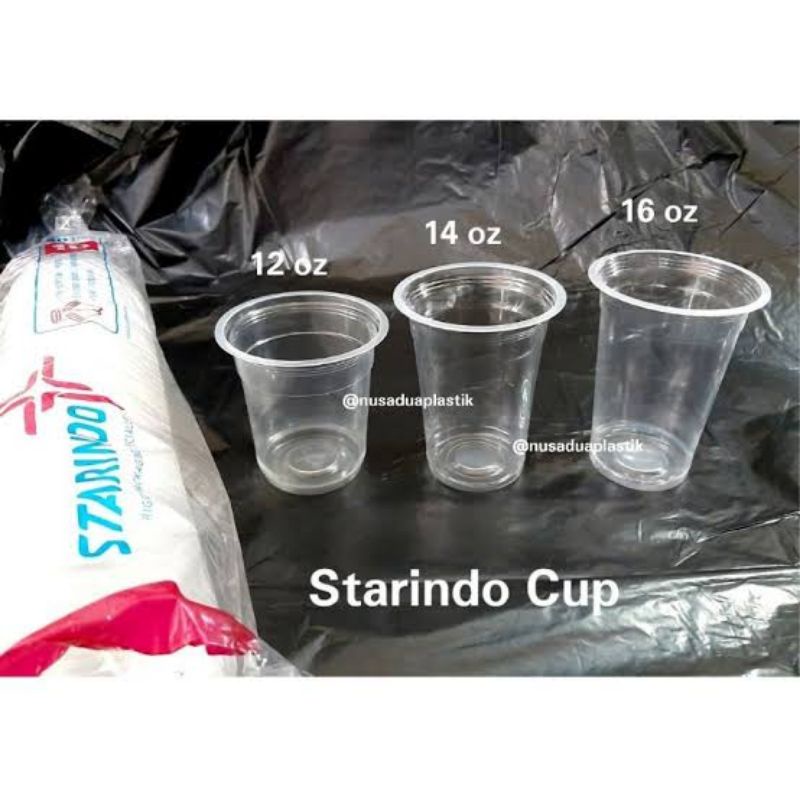 Cup Plastik Starindo 12 Oz