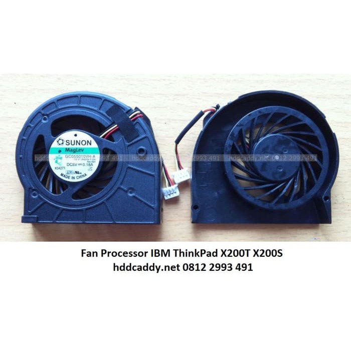 Fan Processor Kipas Processor IBM ThinkPad X200T, IBM ThinkPad X200S