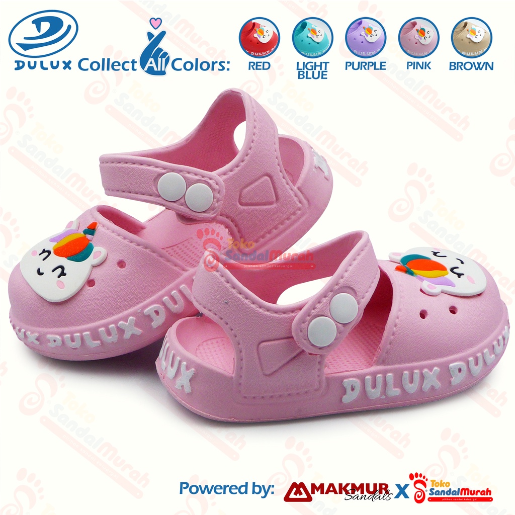 Toko Sandal Murah - Sandal Sepatu Anak Perempuan Karakter Unicorn / Sandal Sepatu Ballet Anak Perempuan Tali Belakang / Sandal Sepatu Anak Lucu Warna - Warni [Tk sandal Murah 10 M 376]