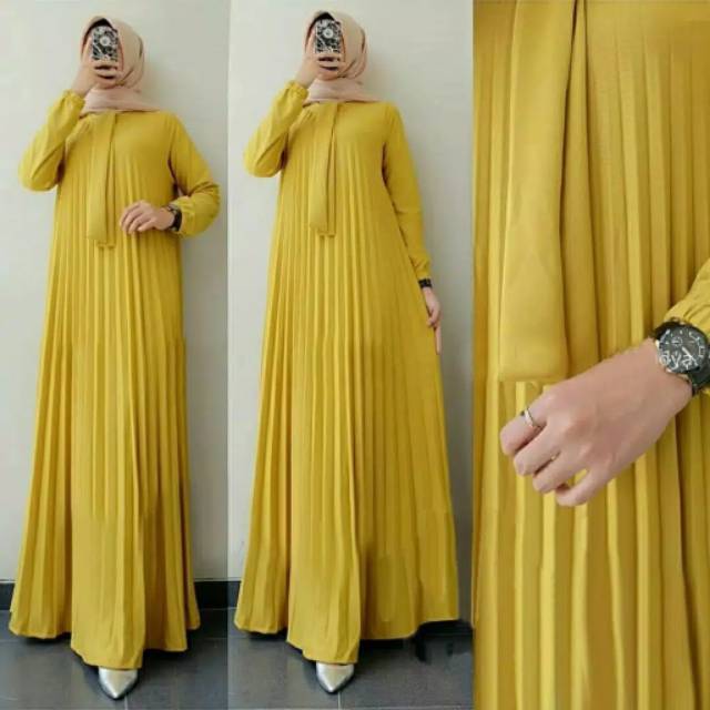 GAMIS MAXI PLISKET PITA LEHER PREMIUM