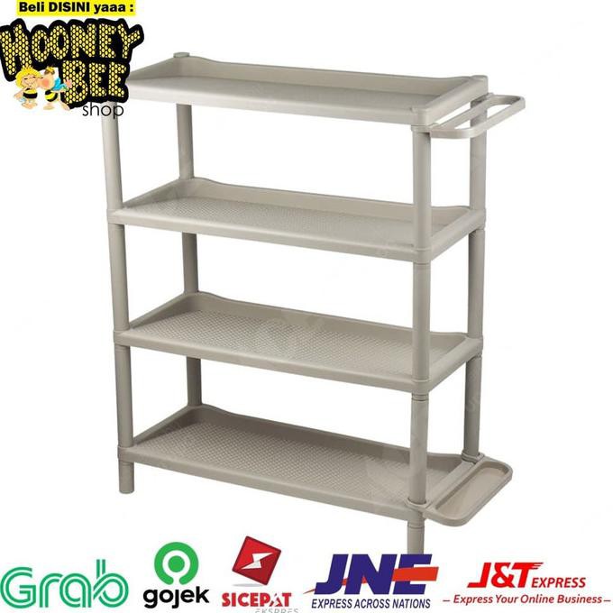 Krishome - Rak Sepatu 4 Tingkat Dengan Tempat Payung Ace Hardware
