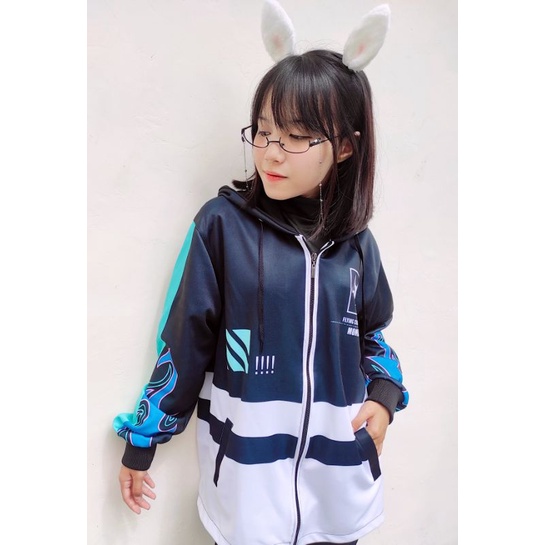 【AiVii】JAKET SWEATER XIAO GENSHIN IMPACT HOODIE COSPLAY UNISEX PRIA WANITA