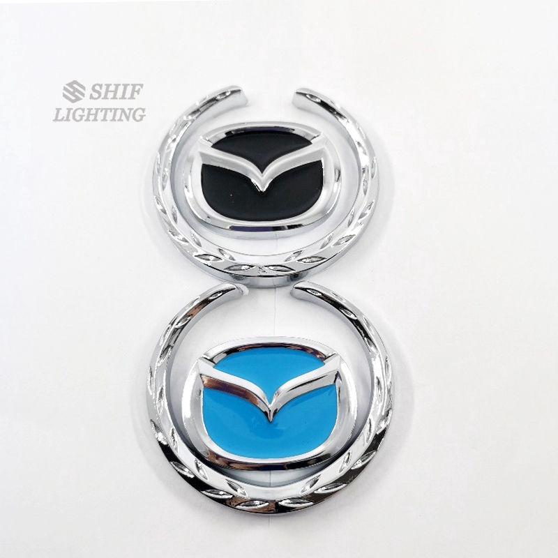 1pc Stiker Emblem Logo Mazda Bahan Metal Untuk Dekorasi Bagasi Belakang Mobil Mazda