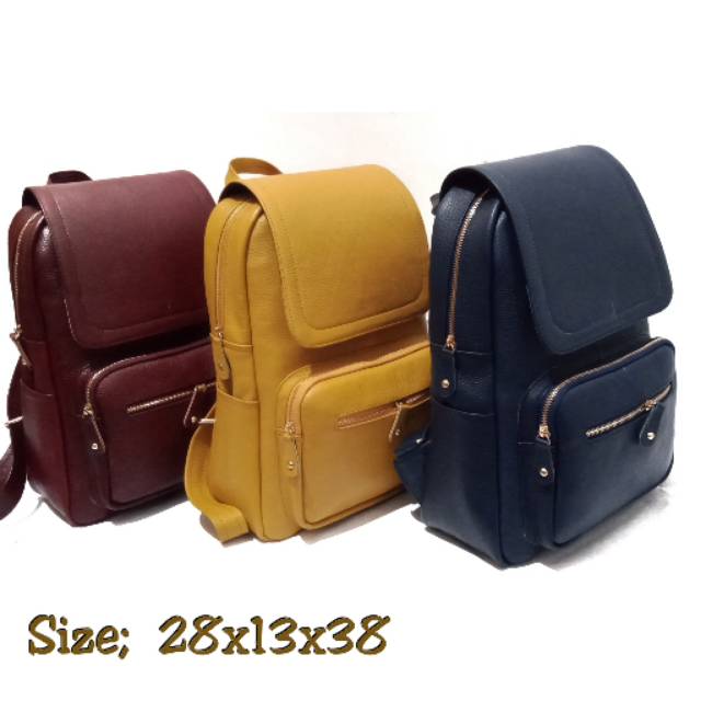 Ransel kulit asli muat laptop