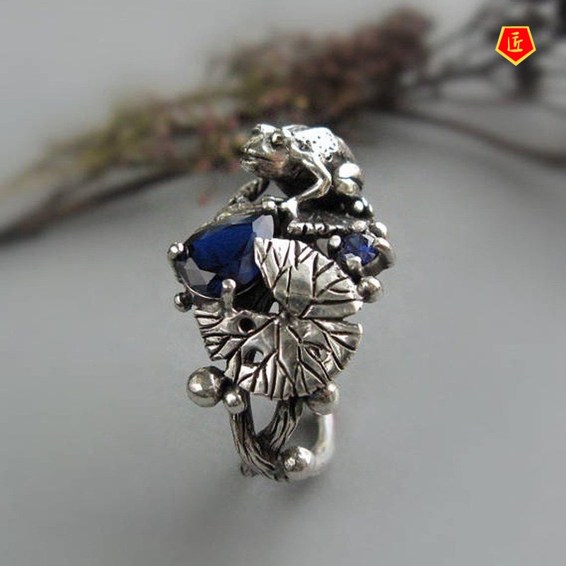 [Ready Stock]Retro Lotus Leaf Ring Totem Mascot Ornaments