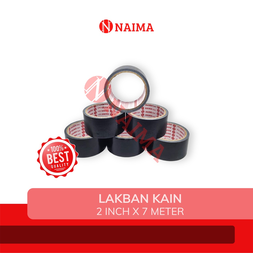 

LAKBAN KAIN HITAM 2 INCH/ CLOTH TAPE 45mm x 7 METER