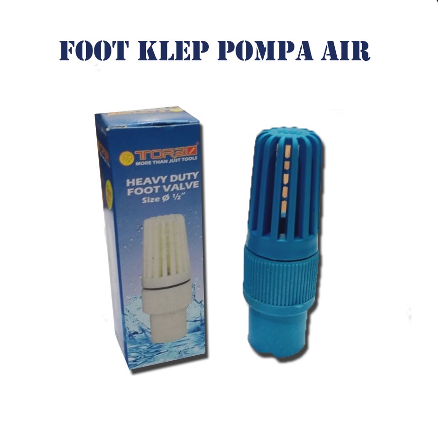 Saringan Pompa Air - UKURAN 3/4 INCH FOOT KLEP BERBAHAN PVC
