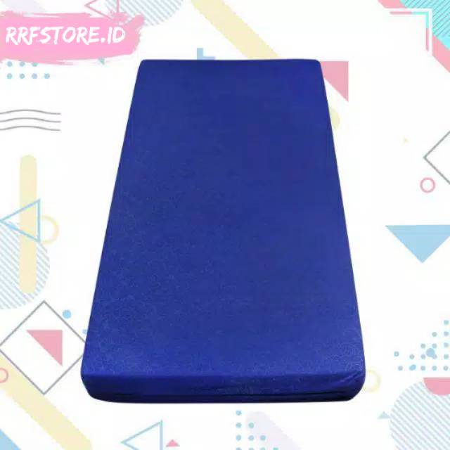 Sprei polos sarung kasur busa resleting