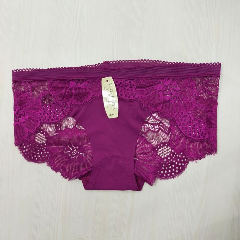Celana dalam Wanita Renda Motif Lace Flower Import