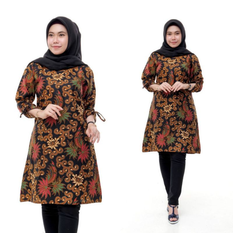 Tunik batik wanita M L XL XXL XXXL XXXXL XXXXXL