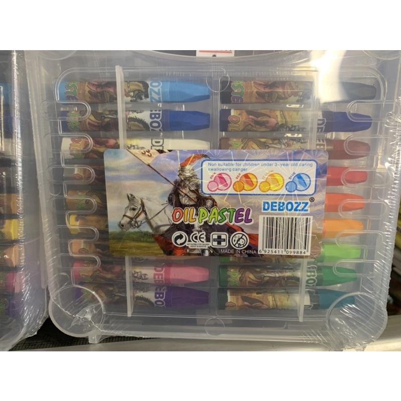 

crayon oil pastel debozz 18 warna