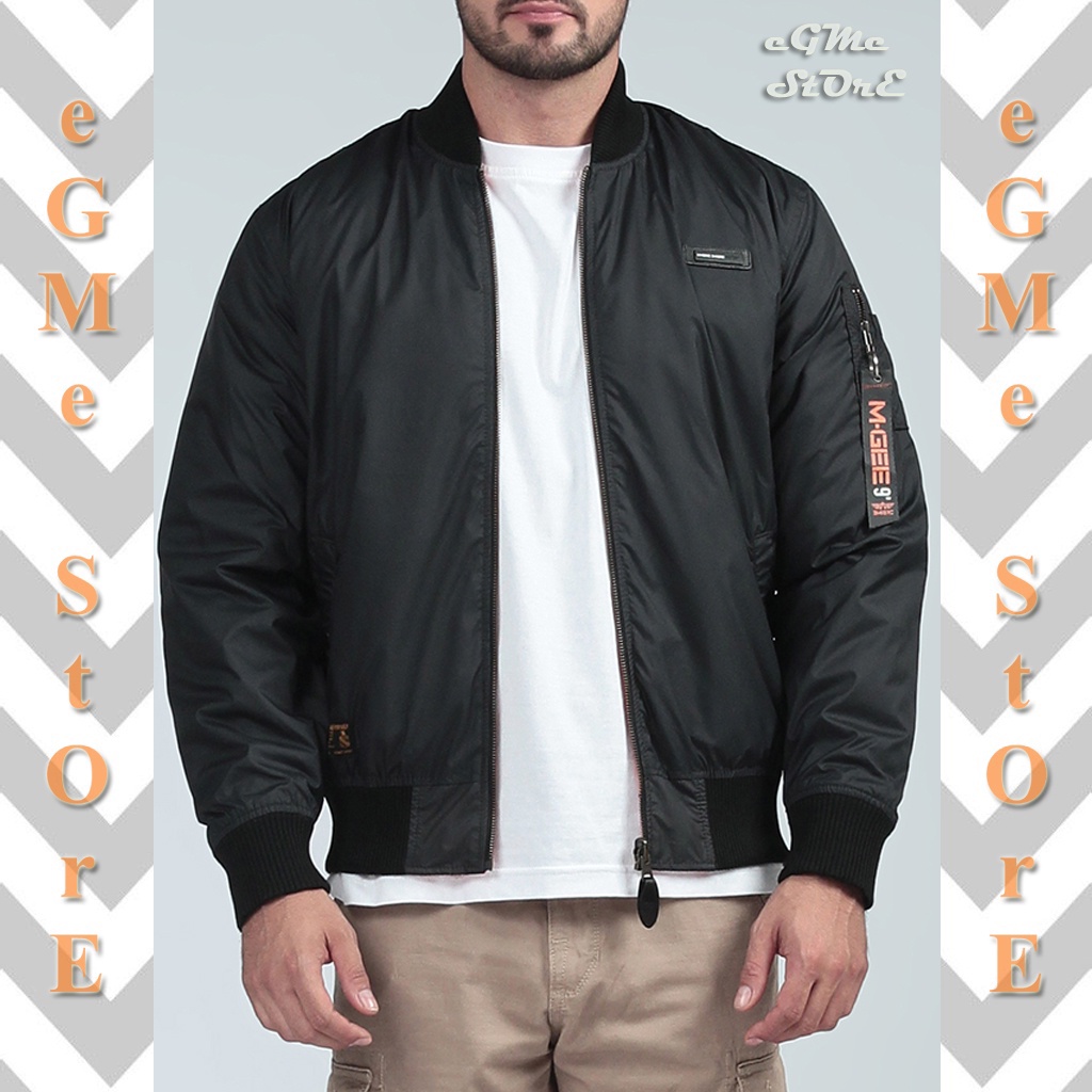 JAKET MGEE PRIA BOMBER BATTLE C003 GREY